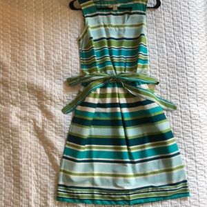 Summery Sleeveless Striped Banana Republic Dress